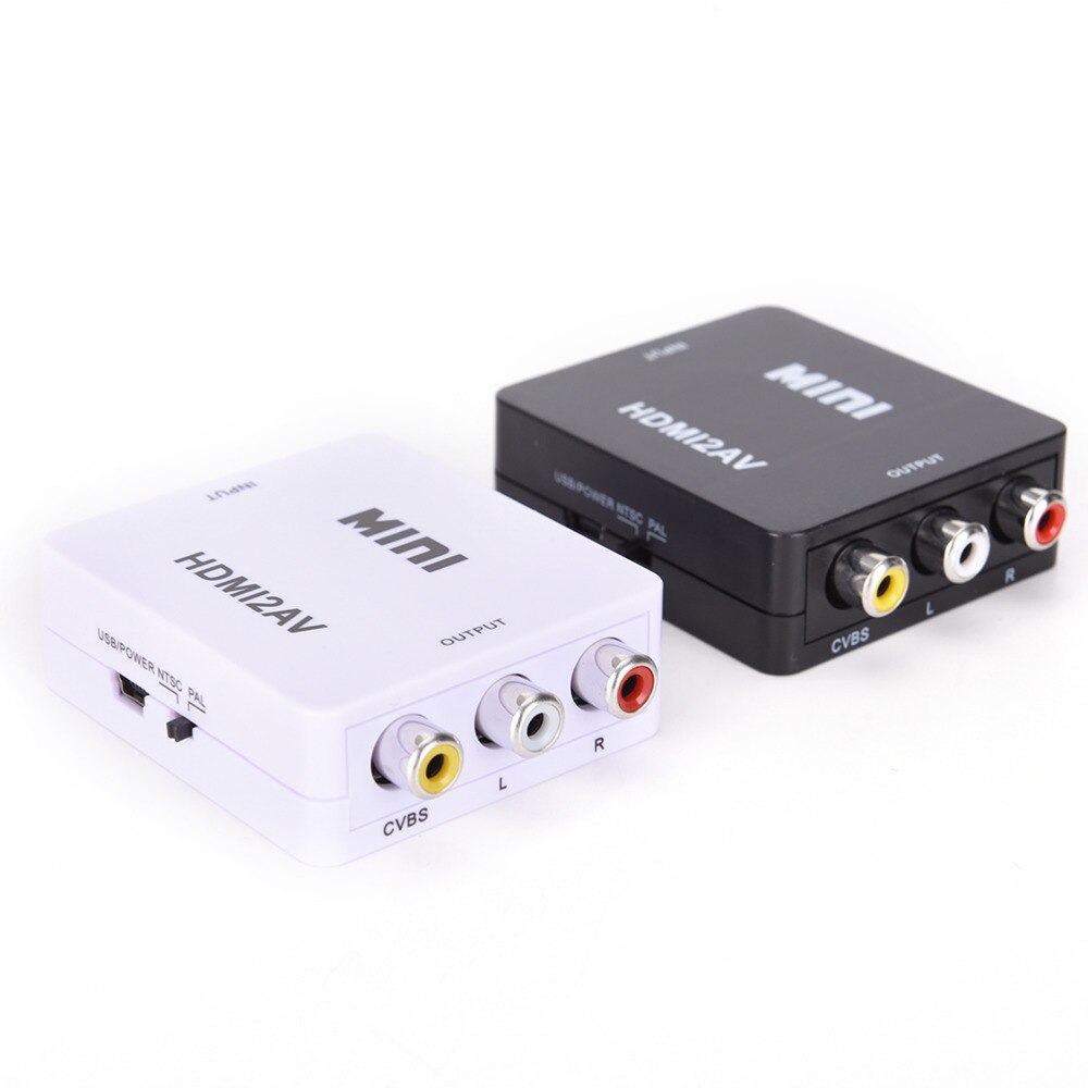 HDMI-AV Ϸ  HD  Ʈ  ڽ, HDMI-RCA AV/CVSB L/R  1080P ̴ HDMI2AV  NTSC PAL